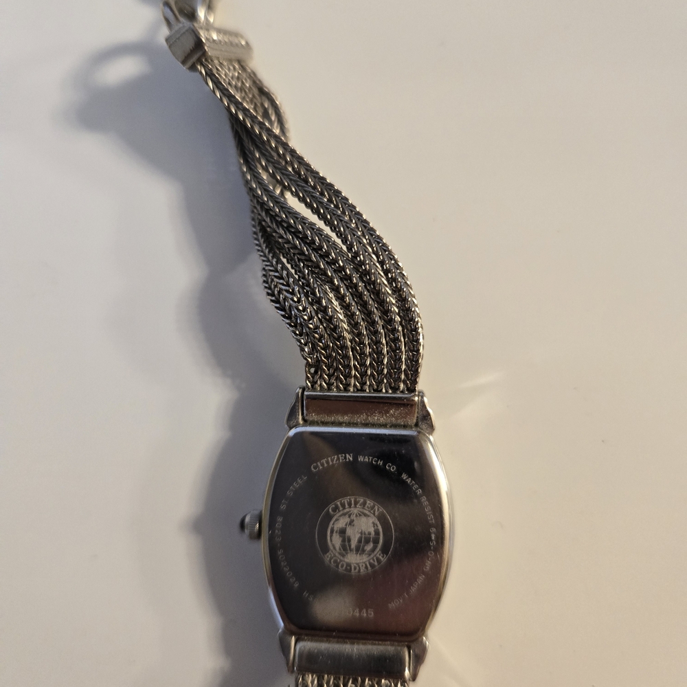 Citizen Eco-Drive Black and Silver Women's Watch - Picture 4 of 4